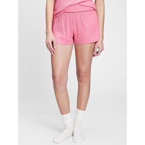 Gap GapBody Womens 2.5" Ribbed Pull-on Shorts, Pink, NWT, Size S